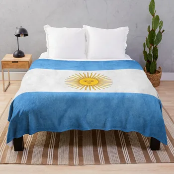 Аржентина | Аржентински флаг | Национален флаг на Аржентина, Каре, мек голямо Одеяло, разтегателен диван, фланелевое одеяло